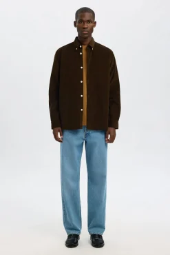 Hombre Selected Camisas>Camisa micropana 100% algodón orgánico