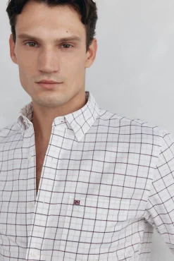 Hombre Pedro del Hierro Camisas>Camisa non iron oxford cuadros
