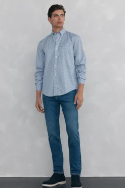 Hombre Pedro del Hierro Camisas>Camisa non iron oxford cuadros