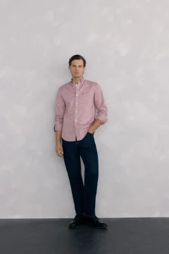 Hombre Pedro del Hierro Camisas>Camisa non iron oxford cuadros