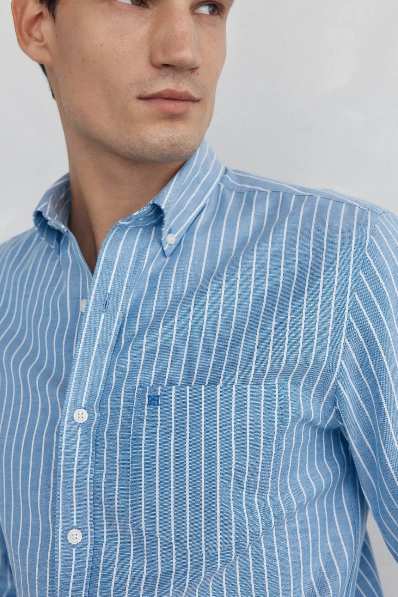 Hombre Pedro del Hierro Camisas>Camisa non iron oxford rayas