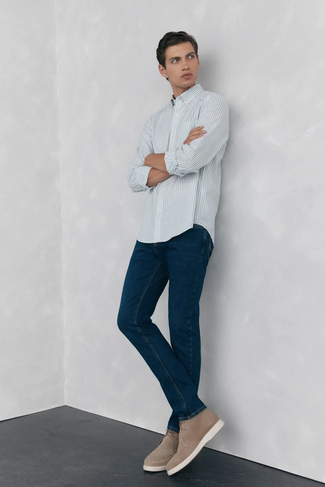 Hombre Pedro del Hierro Camisas>Camisa non iron oxford rayas