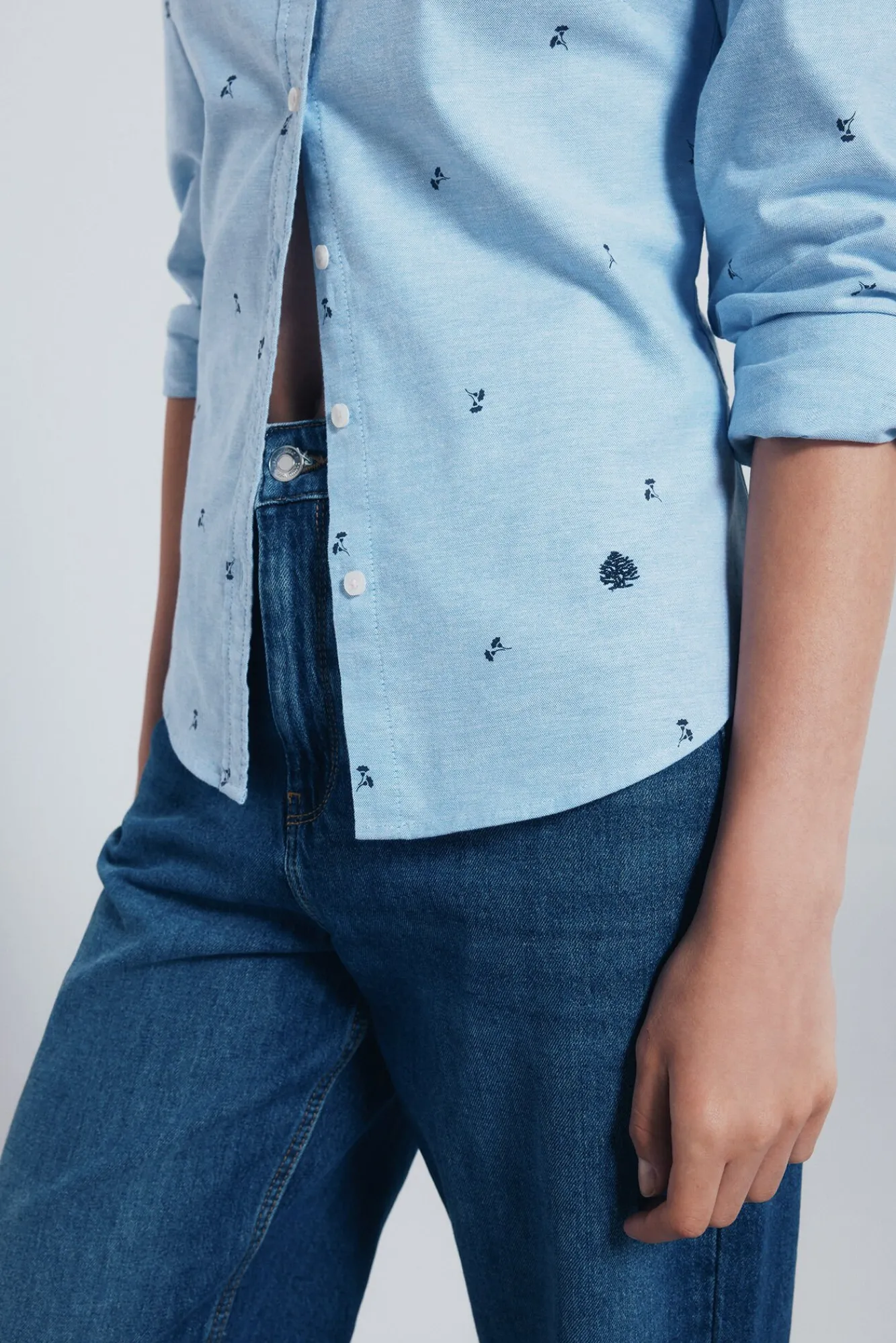 Mujer Springfield Blusas>Camisa Oxford algodón