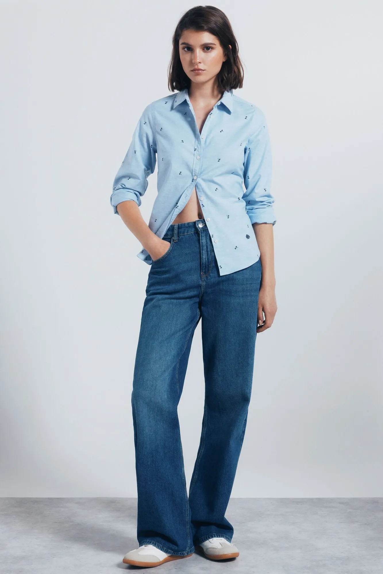 Mujer Springfield Blusas>Camisa Oxford algodón