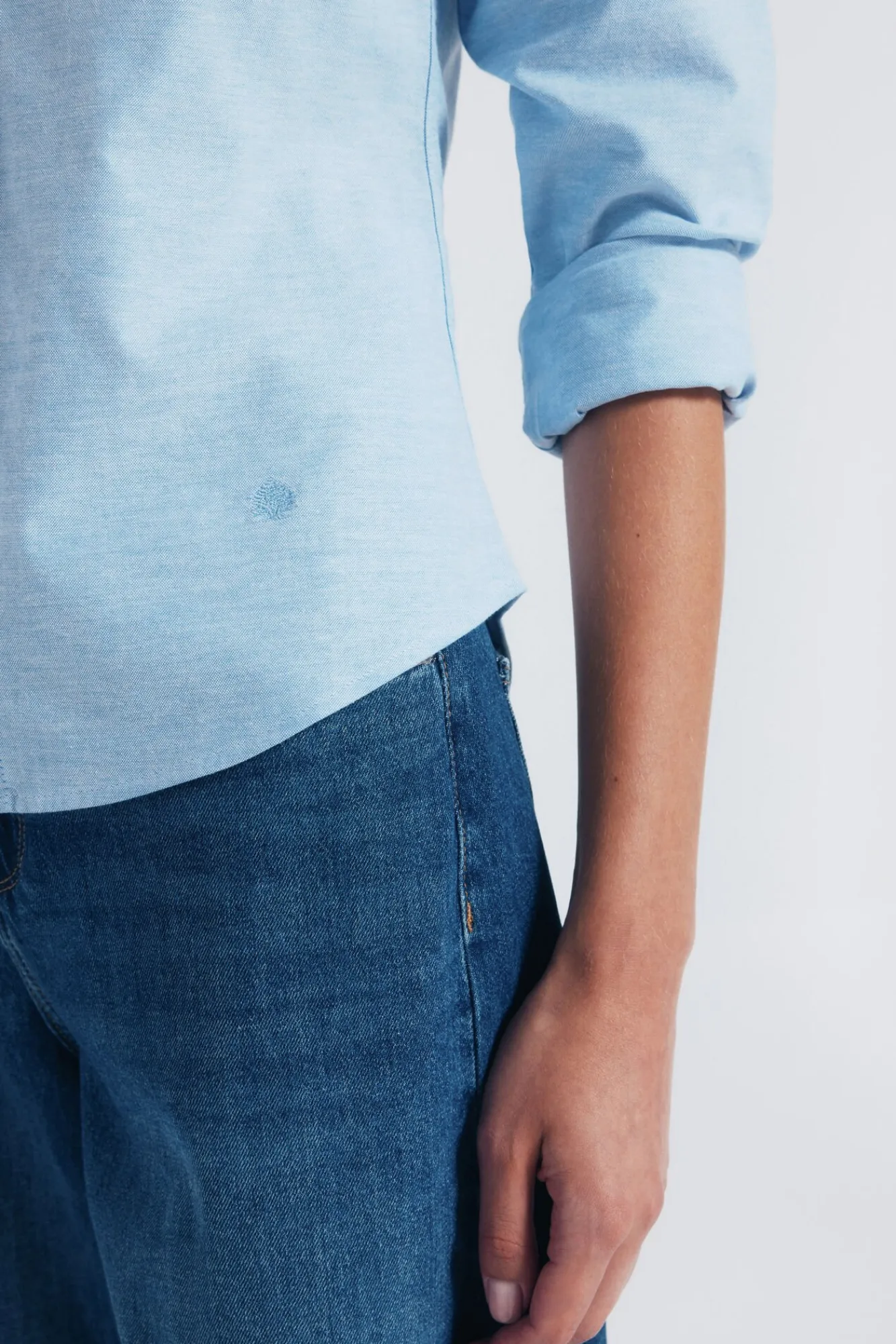 Mujer Springfield Blusas>Camisa Oxford algodón