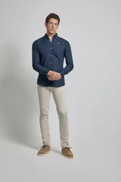 Hombre Street Monkey Camisas>Camisa Oxford con logo