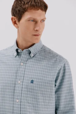 Hombre Cortefiel Camisas>Camisa oxford cuadros