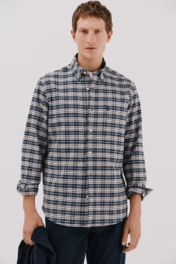 Hombre Cortefiel Camisas>Camisa oxford cuadros