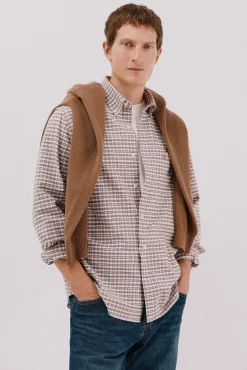 Hombre Cortefiel Camisas>Camisa oxford cuadros