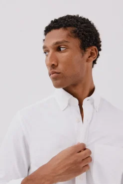 Hombre Cortefiel Camisas>Camisa oxford lisa