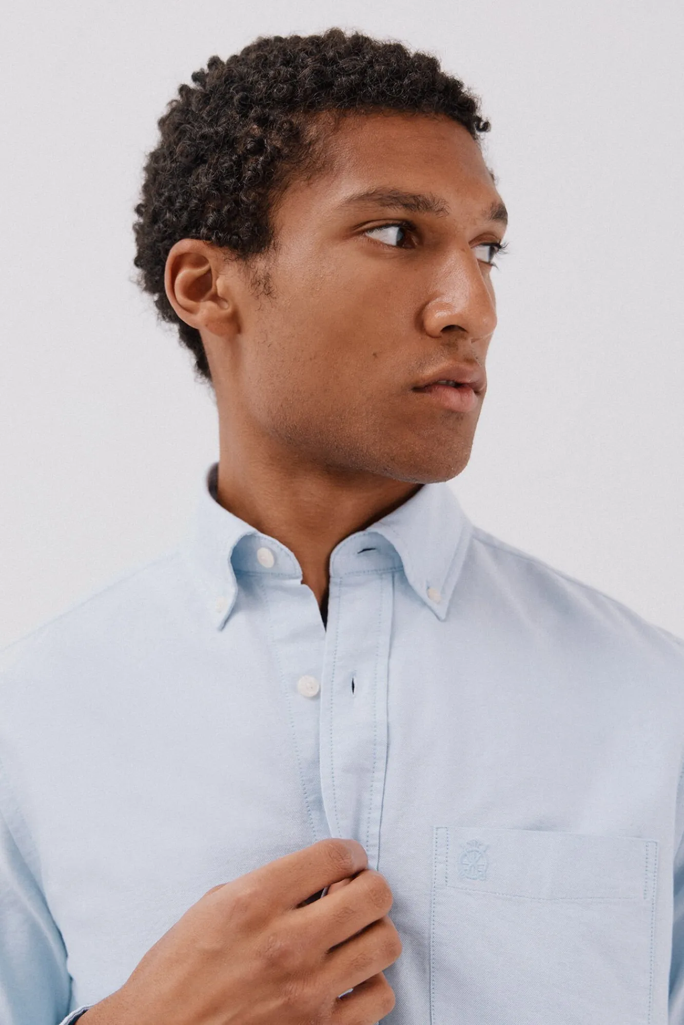 Hombre Cortefiel Camisas>Camisa oxford lisa