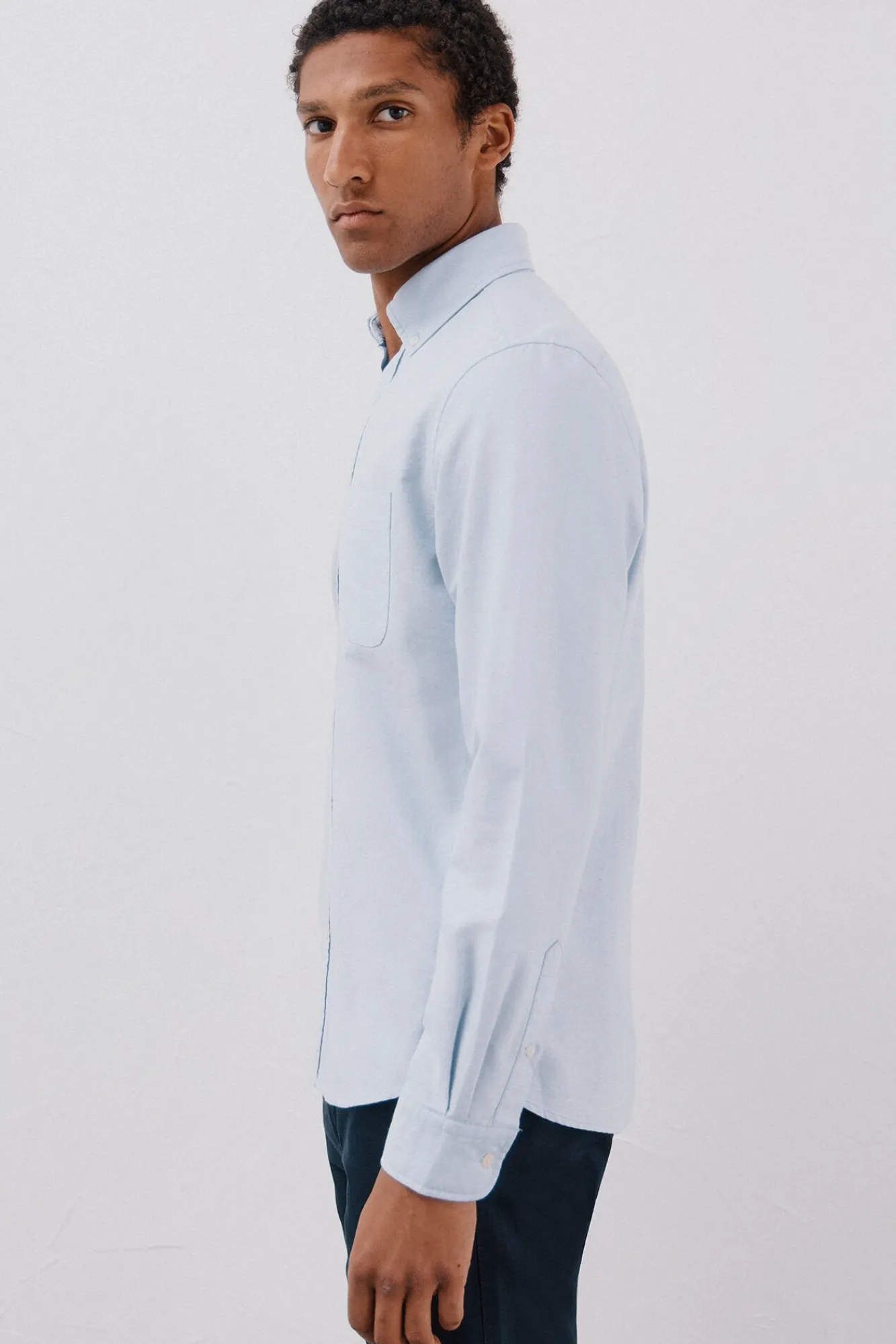 Hombre Cortefiel Camisas>Camisa oxford lisa