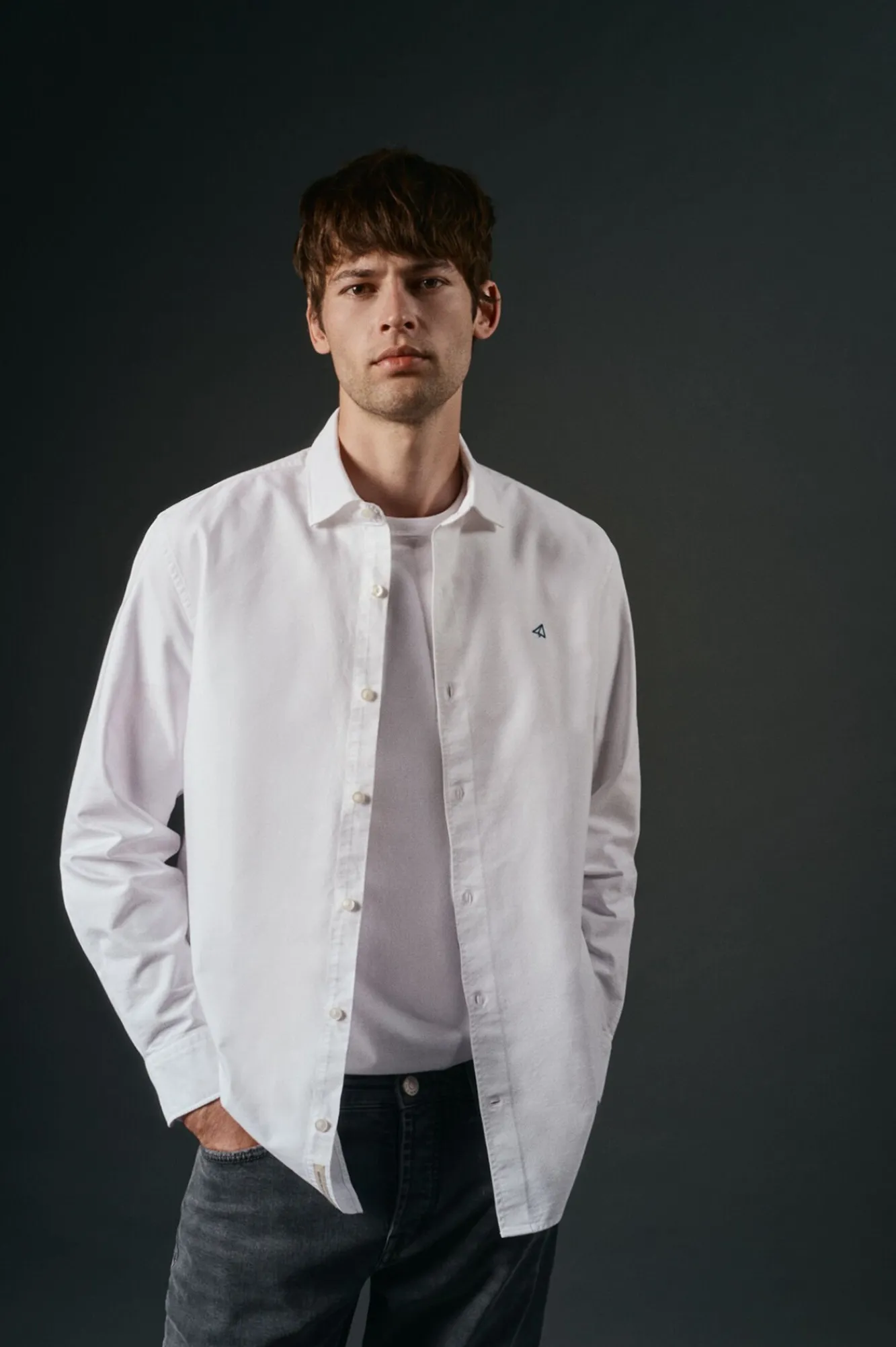 Hombre OOTO Camisas>Camisa oxford liso