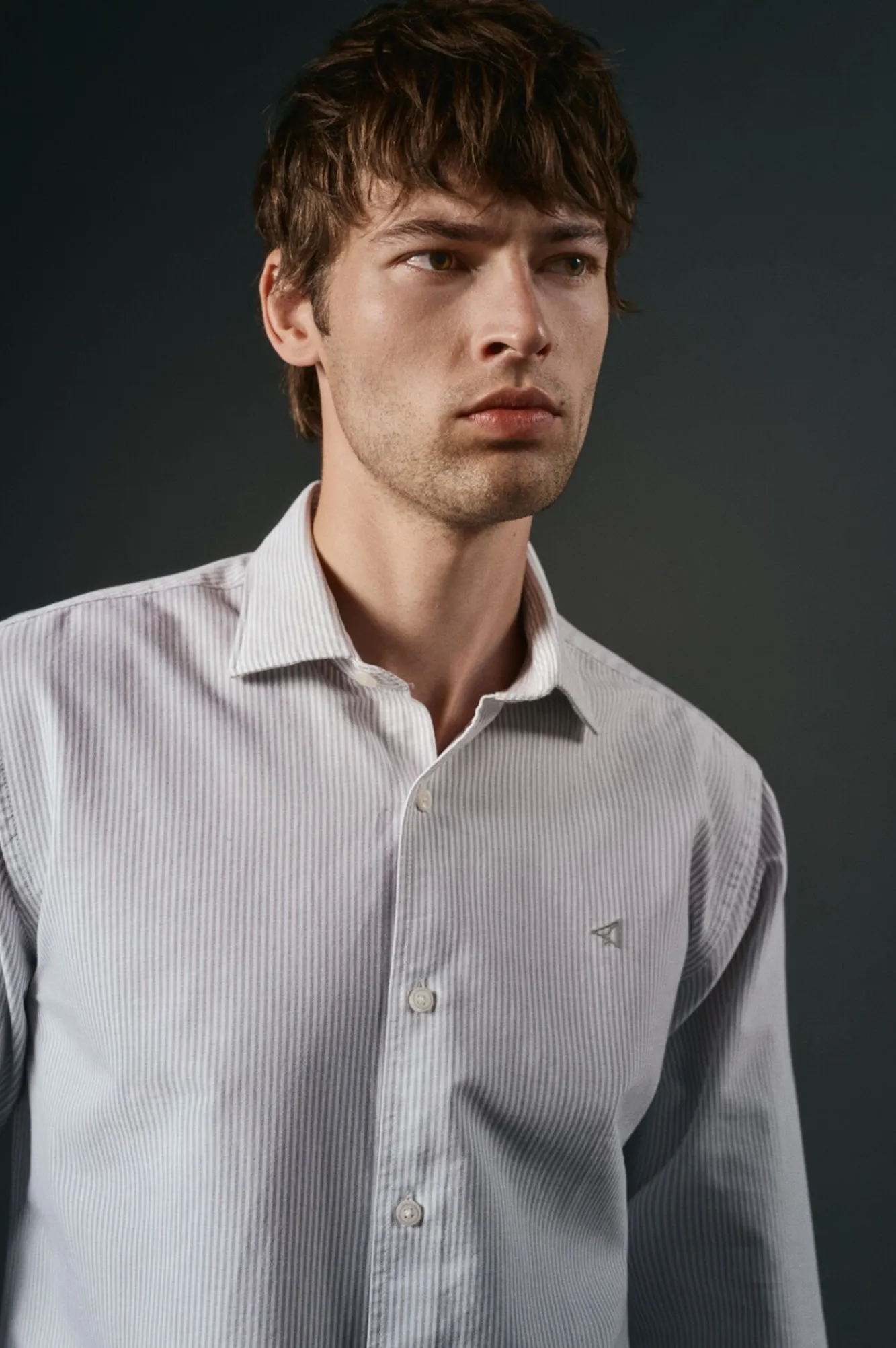 Hombre OOTO Camisas>Camisa oxford rayas