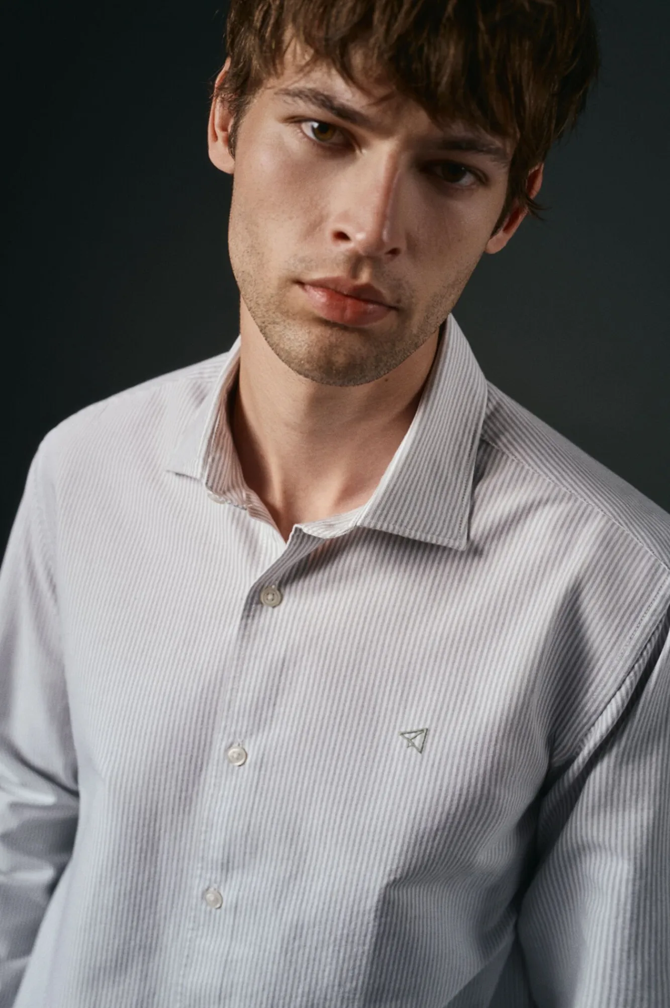 Hombre OOTO Camisas>Camisa oxford rayas