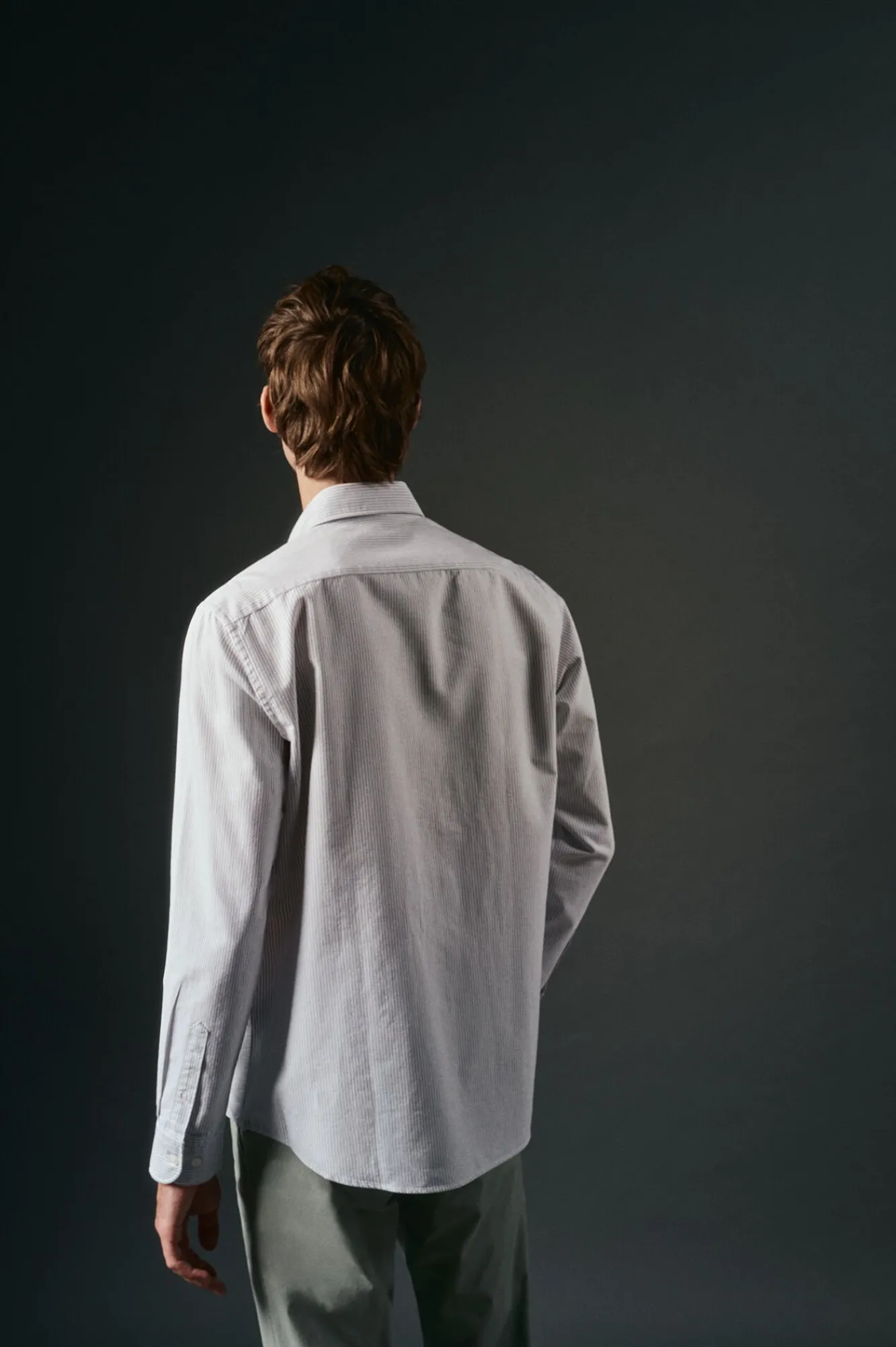 Hombre OOTO Camisas>Camisa oxford rayas