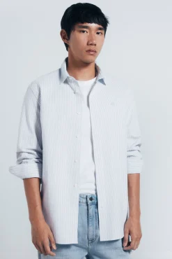 Hombre Springfield Camisas>Camisa oxford rayas