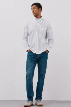 Hombre Cortefiel Camisas>Camisa oxford rayas