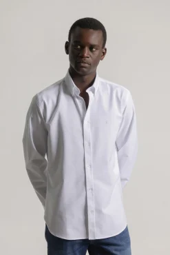 Hombre PuroEGO Camisas>Camisa oxford slim fit