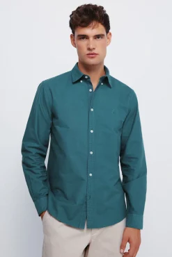 Hombre Springfield Camisas>Camisa oxford tinte en prenda