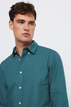 Hombre Springfield Camisas>Camisa oxford tinte en prenda