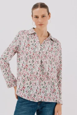 Mujer Cortefiel Blusas>Camisa pliegue