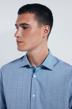 Hombre Springfield Camisas>Camisa popelín cuadros