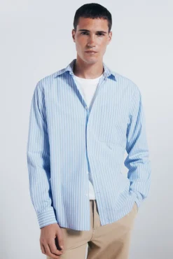 Hombre Springfield Camisas>Camisa popelín rayas