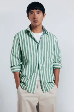 Hombre Springfield Camisas>Camisa popelín rayas