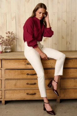 Mujer Polín Et Moi Blusas>Camisa puntilla Fer