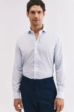 Hombre Cortefiel Camisas>Camisa rayas algodón