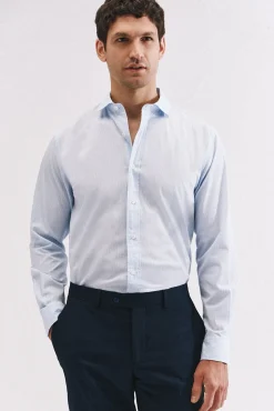 Hombre Cortefiel Camisas>Camisa rayas algodón