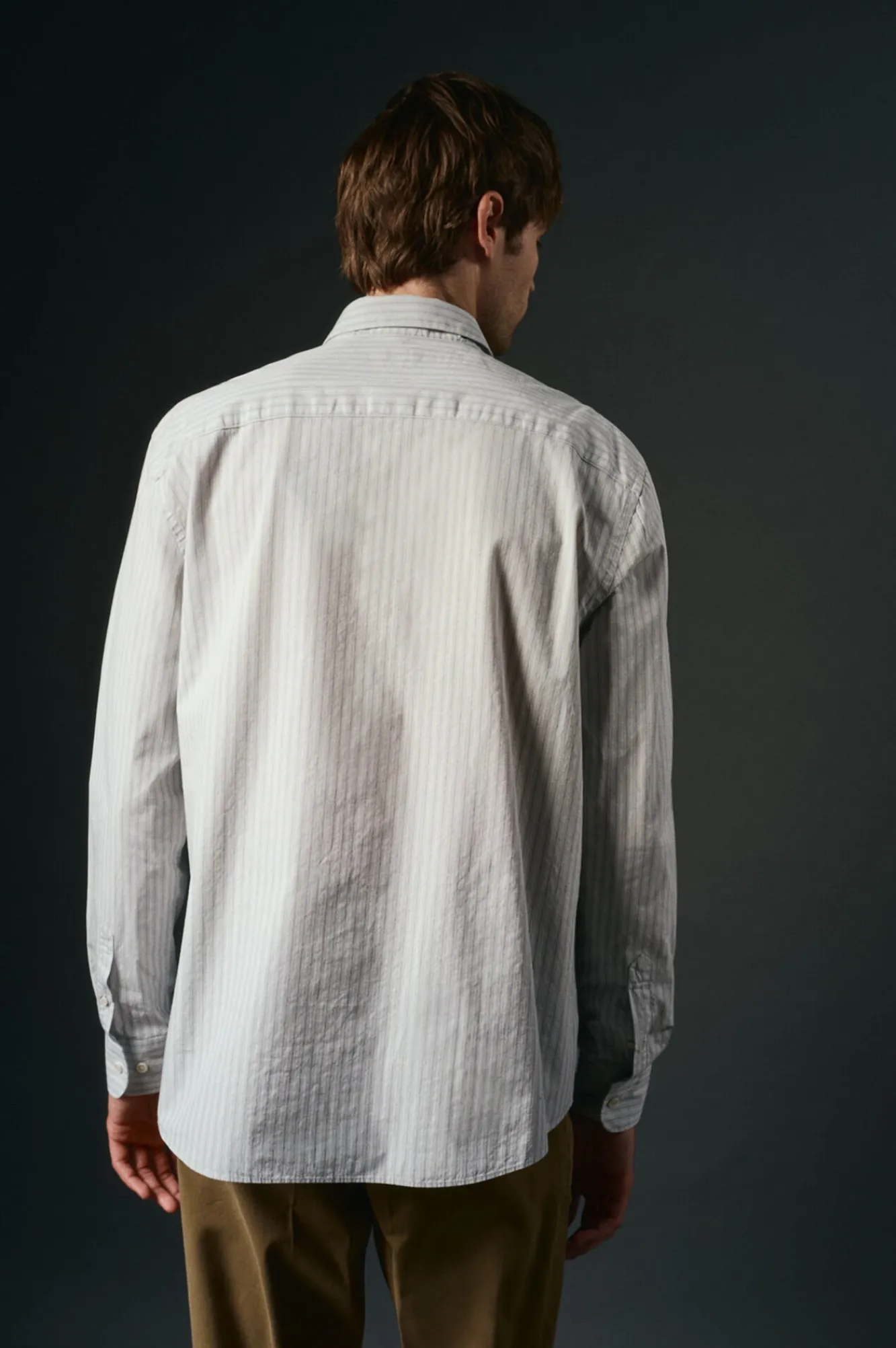 Hombre OOTO Camisas>Camisa rayas estructura