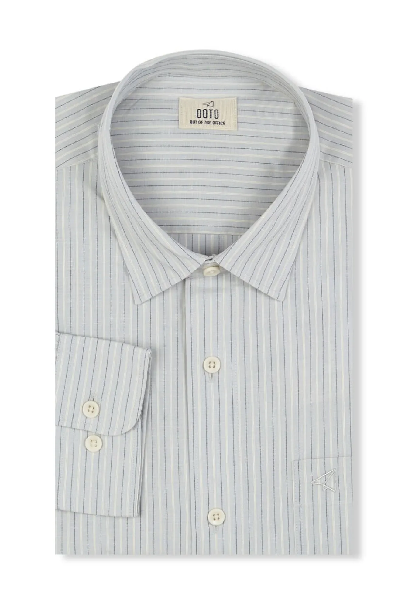 Hombre OOTO Camisas>Camisa rayas estructura