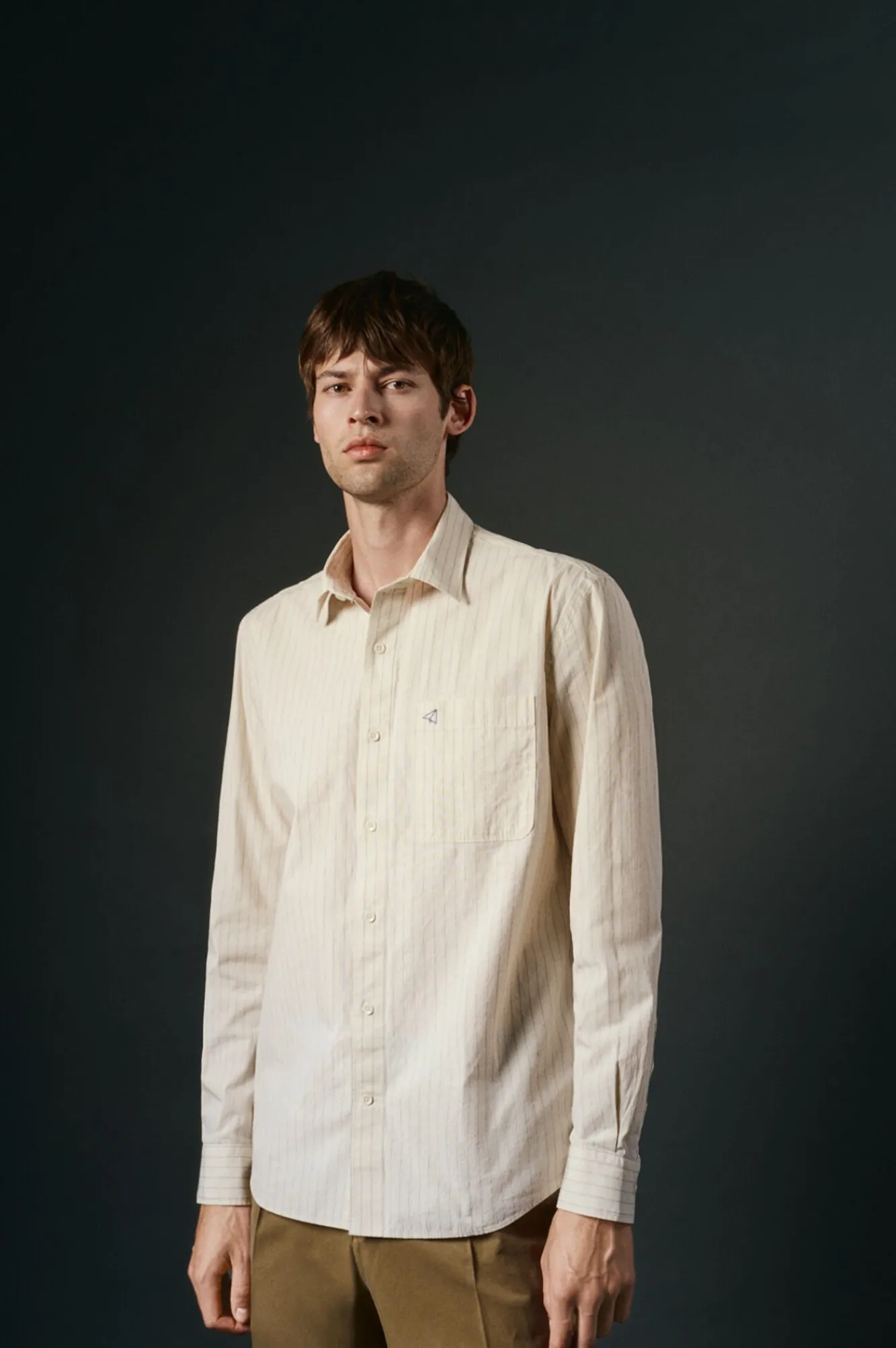 Hombre OOTO Camisas>Camisa rayas estructura