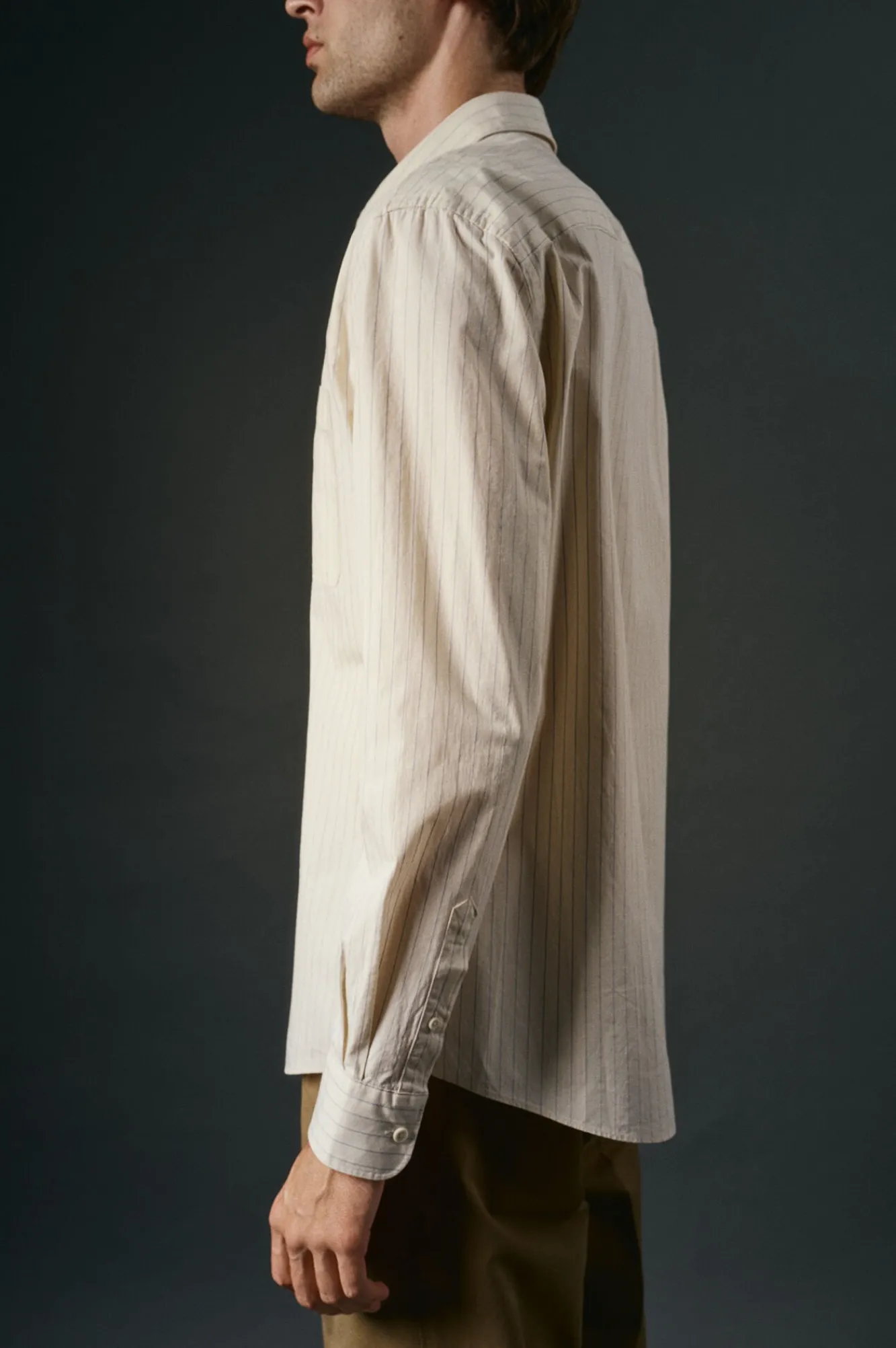 Hombre OOTO Camisas>Camisa rayas estructura