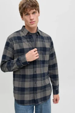 Hombre Jack & Jones Camisas>Camisa regular fit cuadros