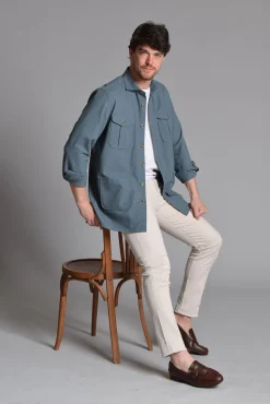 Hombre Cloking Camisas>Camisa Sahariana