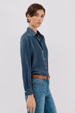 Mujer Cortefiel Blusas>Camisa satinada