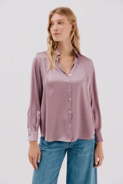 Mujer Cortefiel Blusas>Camisa satinada