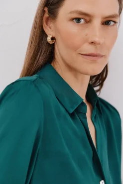 Mujer Cortefiel Blusas>Camisa satinada