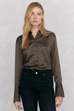 Mujer Pedro del Hierro Blusas>Camisa satén lisa