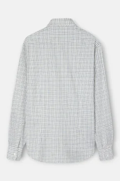 Hombre Silbon Camisas>Camisa sport cuadro bicolor