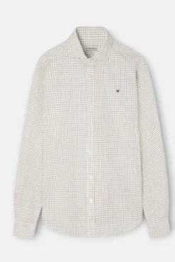 Hombre Silbon Camisas>Camisa sport cuadro bicolor