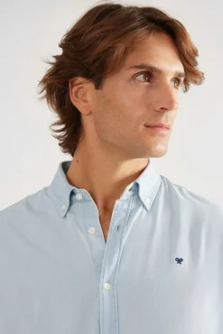 Hombre Silbon Camisas>Camisa sport denim