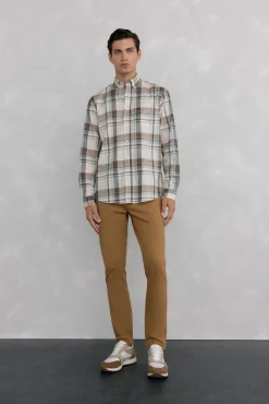 Hombre Pedro del Hierro Camisas>Camisa twill cuadros