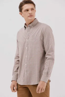 Hombre Cortefiel Camisas>Camisa twill cuadros