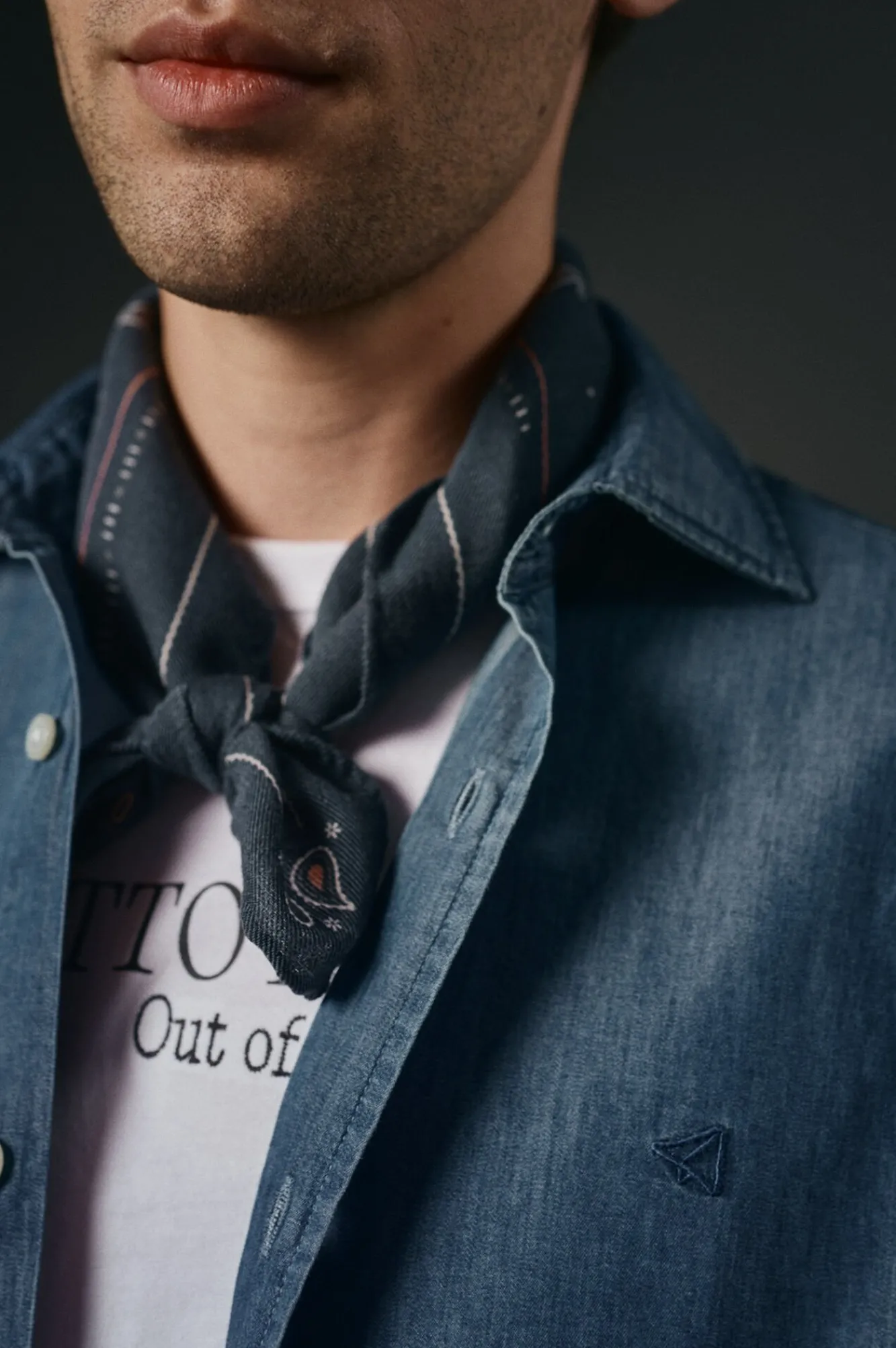 Hombre OOTO Camisas>Camisa vaquera