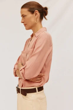 Mujer Cortefiel Blusas>camisa vaquera tencel