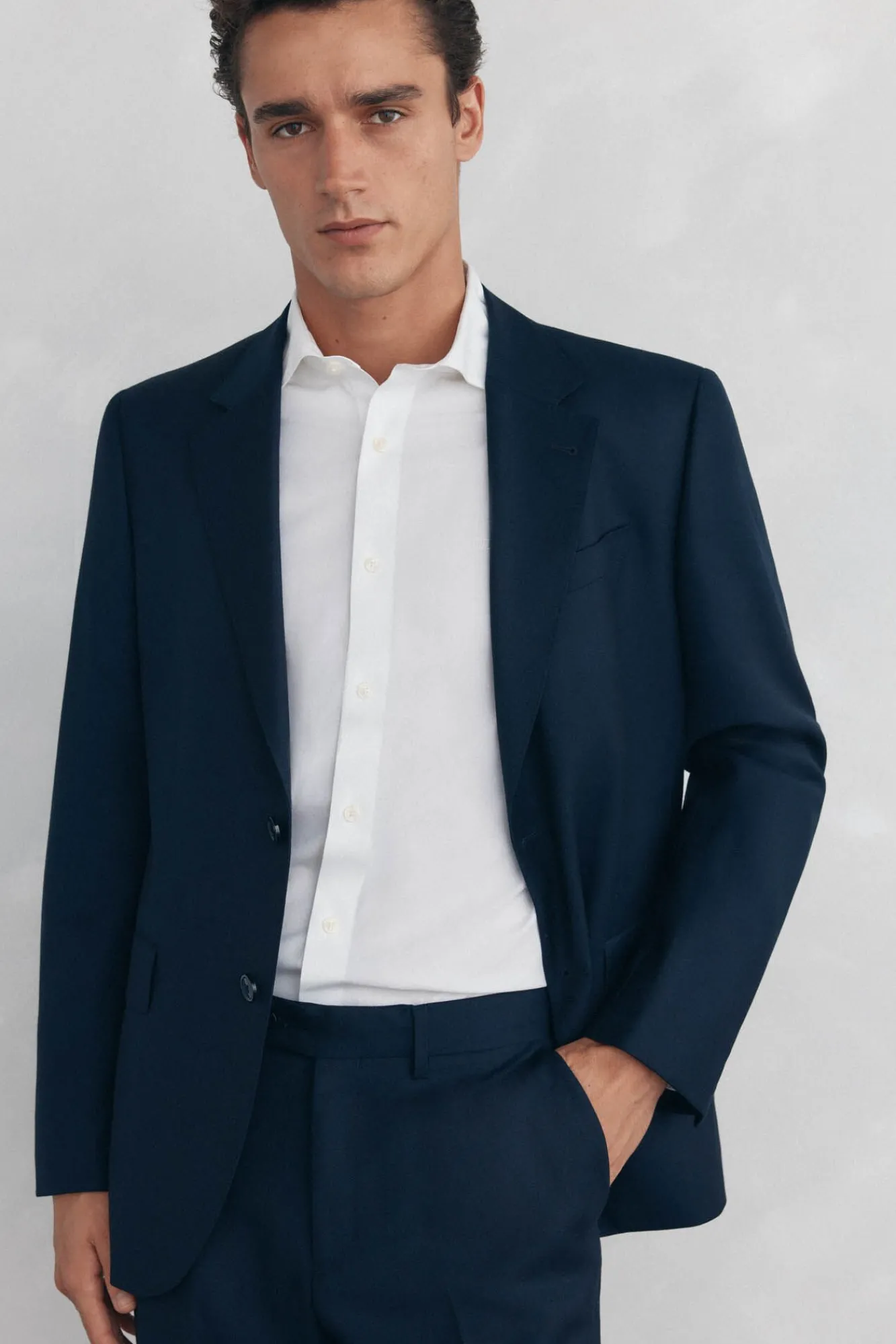 Hombre Pedro del Hierro Camisas De Vestir|Camisas>Camisa vestir lisa non iron + antimanchas slim fit